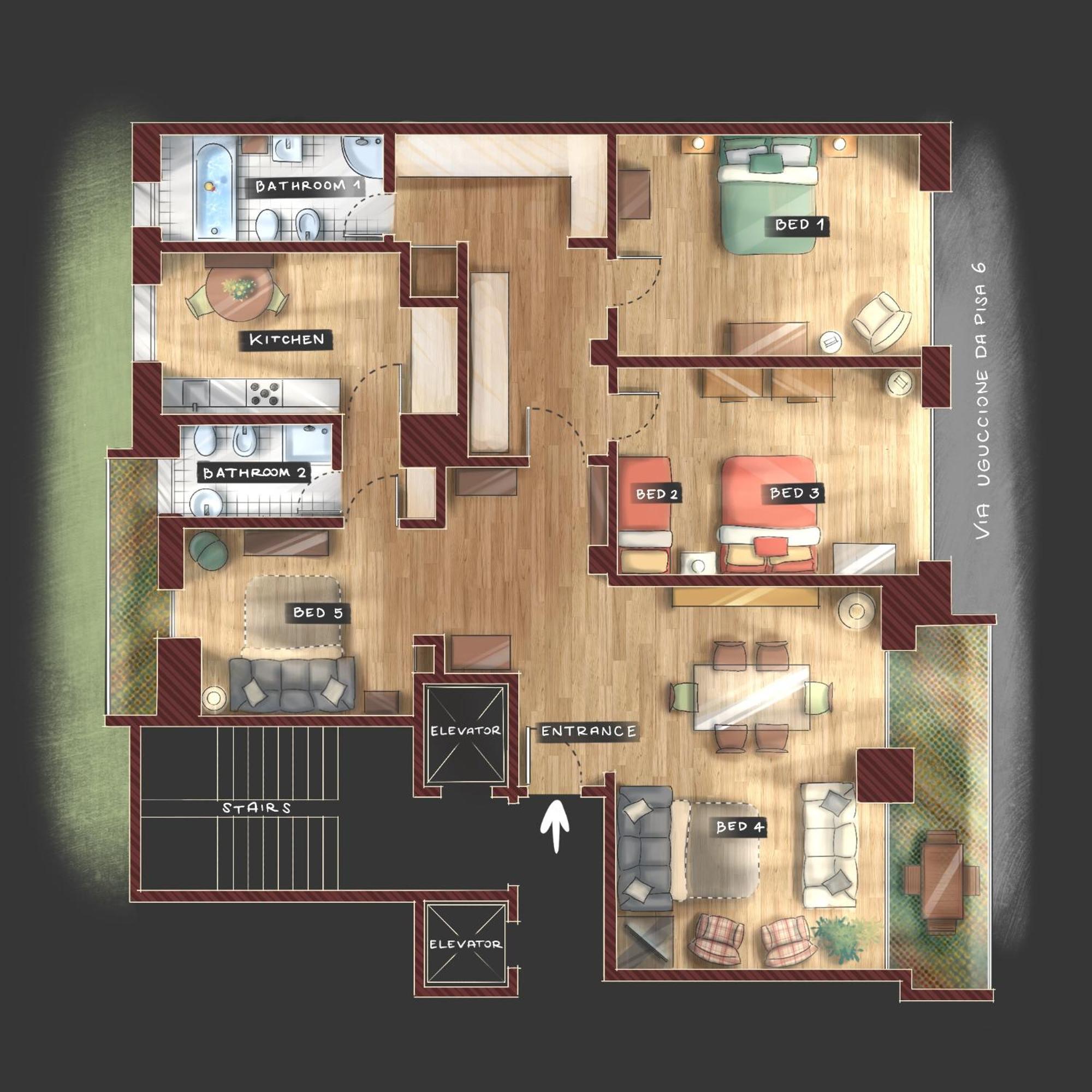 Apartamento Luminous stylish quiet 150m2, Tre Torri Milán Exterior foto